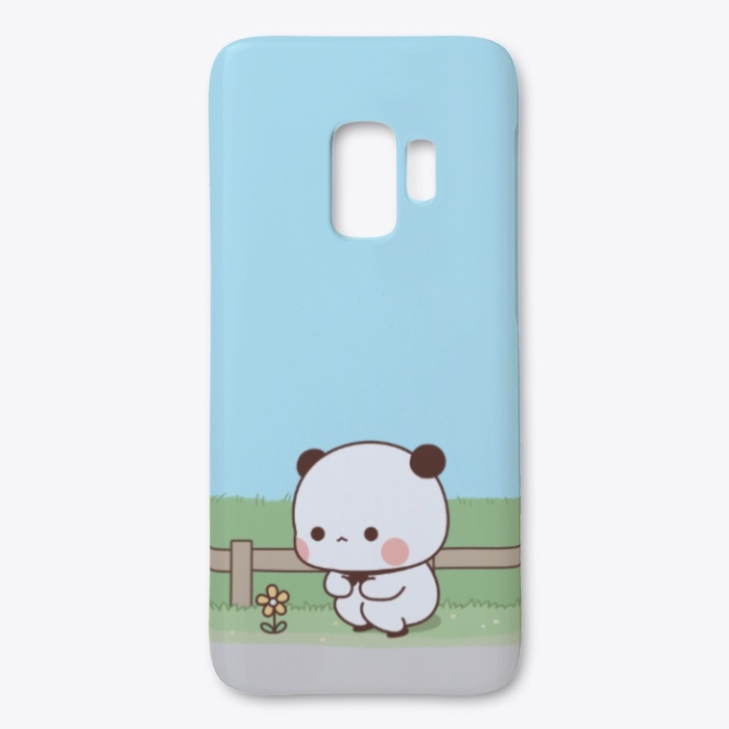 Panda with flower