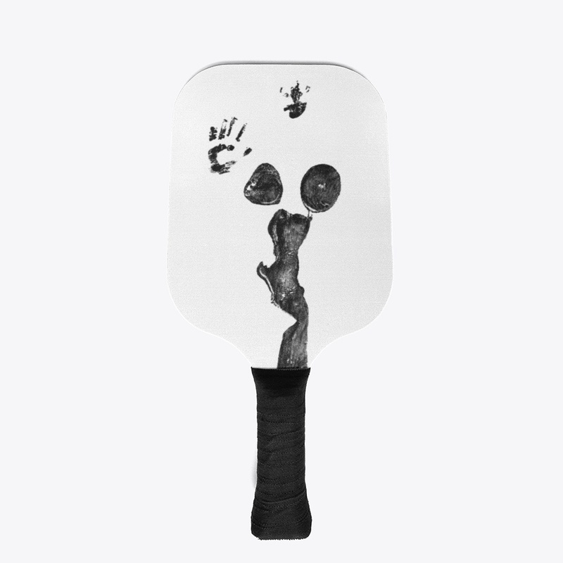 female body print light