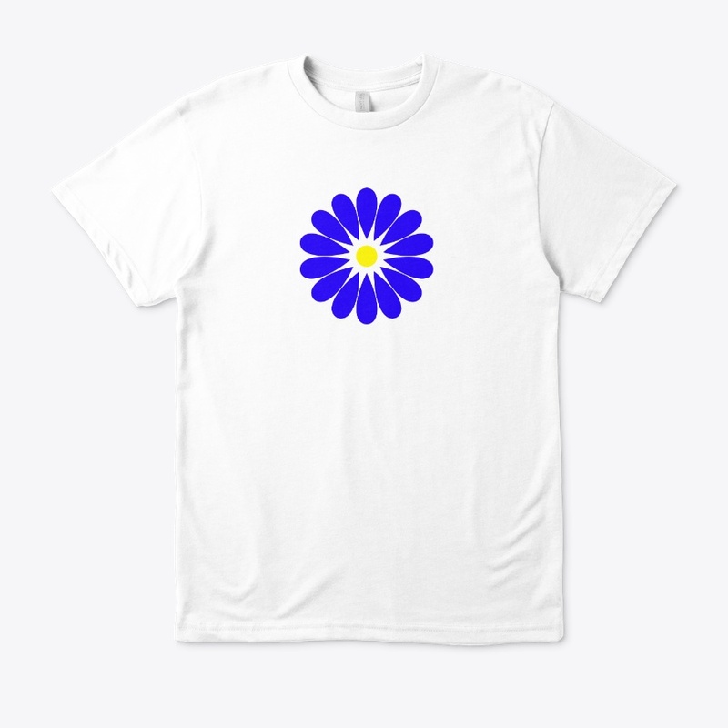 Sacred Geometry Blue Flower