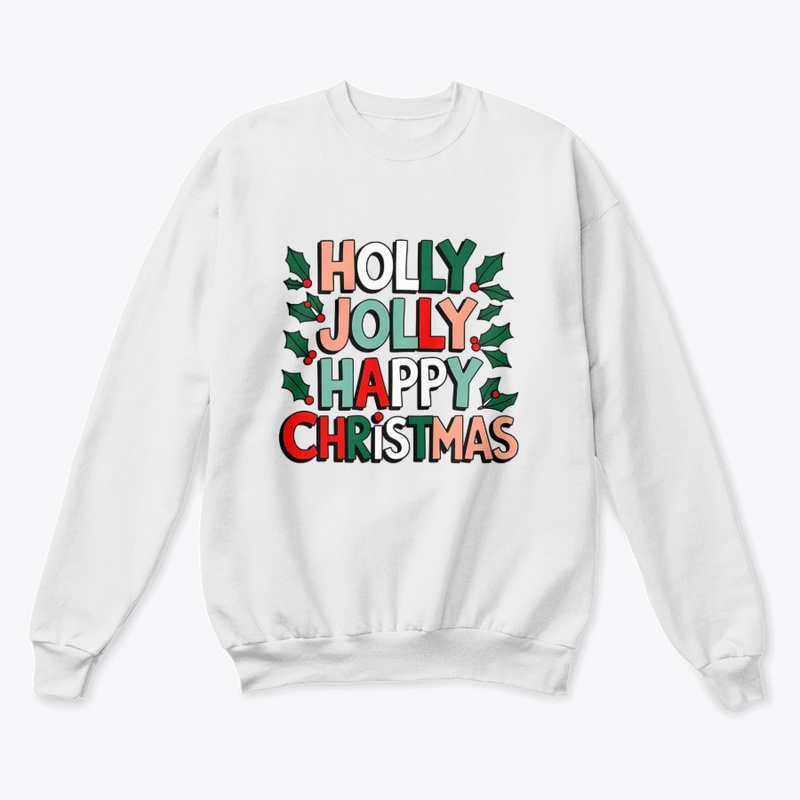 Holly Jolly Happy Christmas T-Shirt