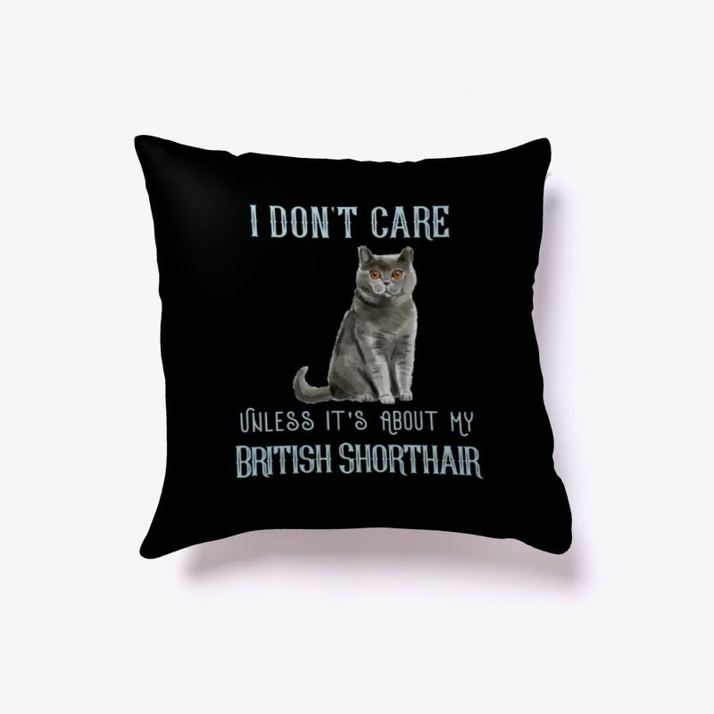 Don't Care British Shorthair | Cat Tee