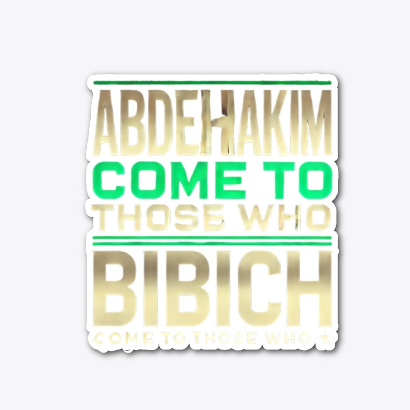 Abdelhakim Bibich T-Shirt unique 