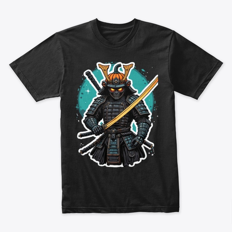 Samurai Pumpkin Warrior Tee