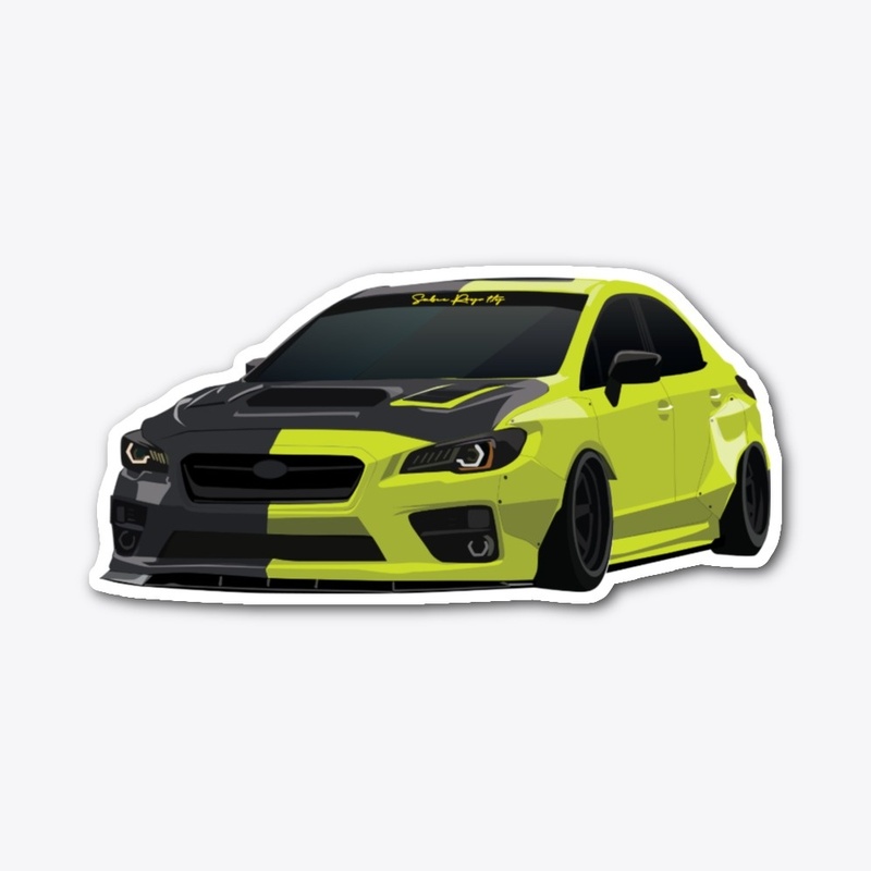 Subie WRX illustration