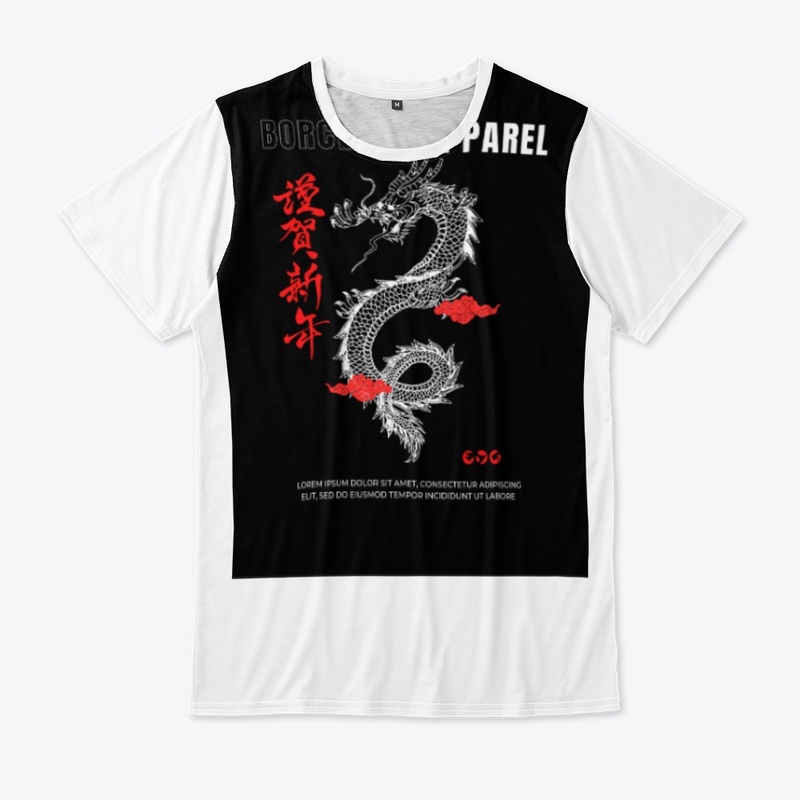 Hand-DrawnBlackRed Hoodie & T-Shirt Set"