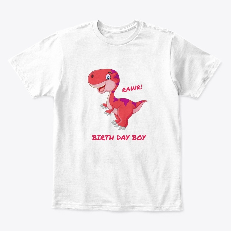 dinosaur love birthday boy