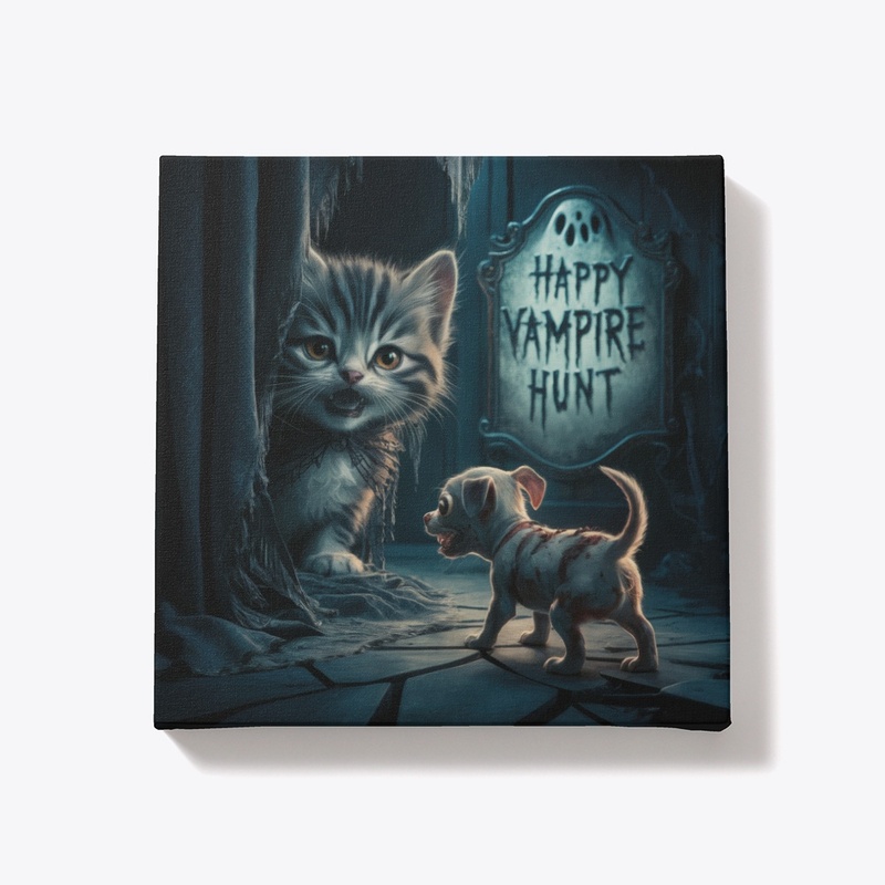 Haunted Kitten Vampire Hunt Gift