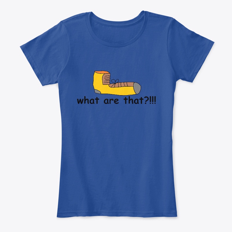 its a shoe... and it says what are that