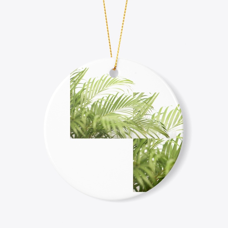 Natural palm tree leaves design 