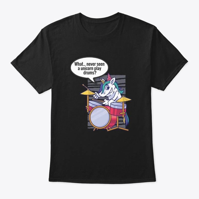 What never seen a unicorn playing drums?