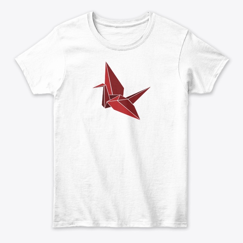 Red Origami Crane