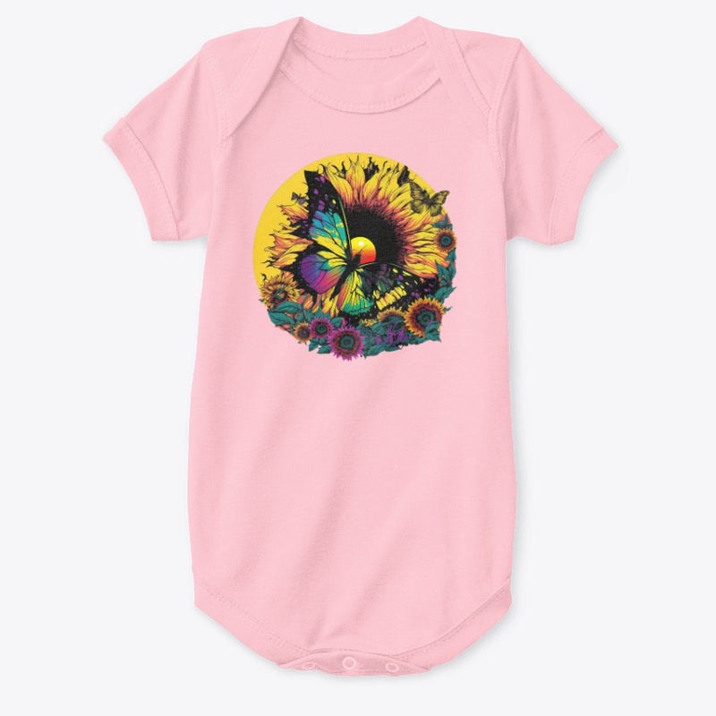 Sunflower Butterfly children's clothes 