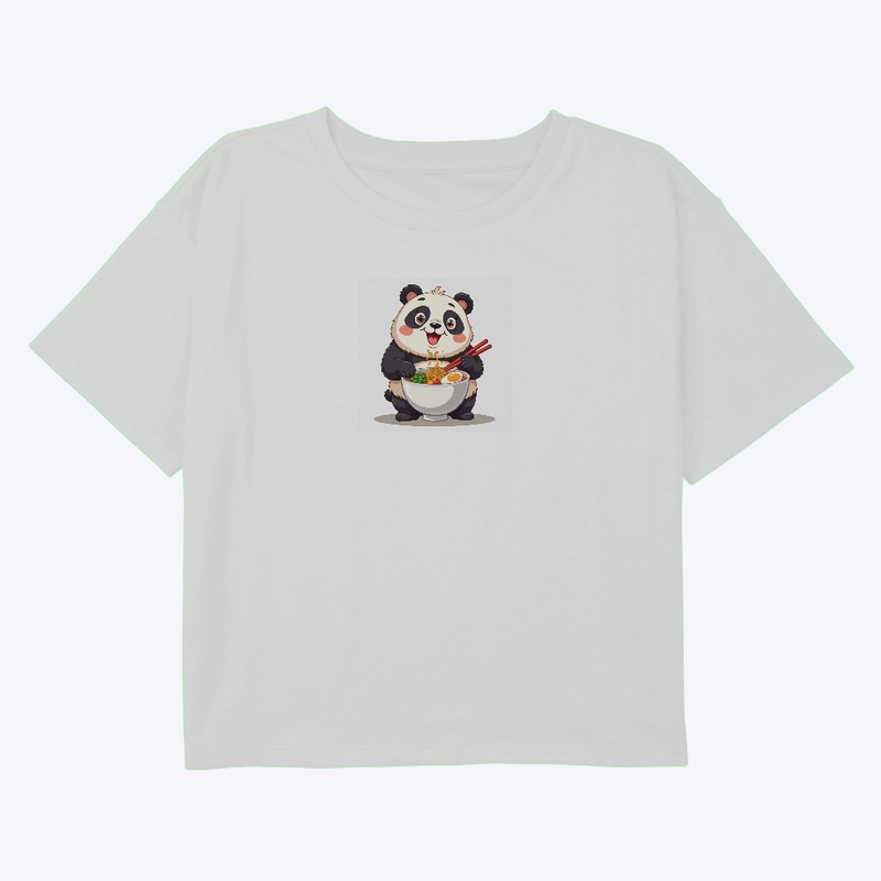 Ramen Panda Feast Cute Cartoon 