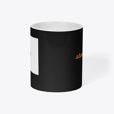 Clever Fox Stay Clever Mug Black T-Shirt Right