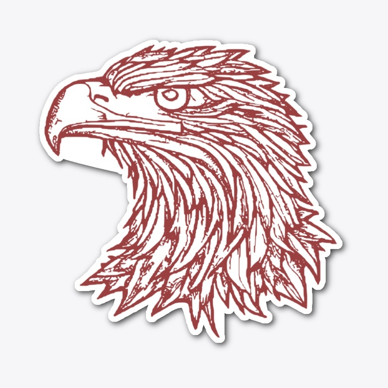 Fierce Eagle Head - Vintage Tribal Style