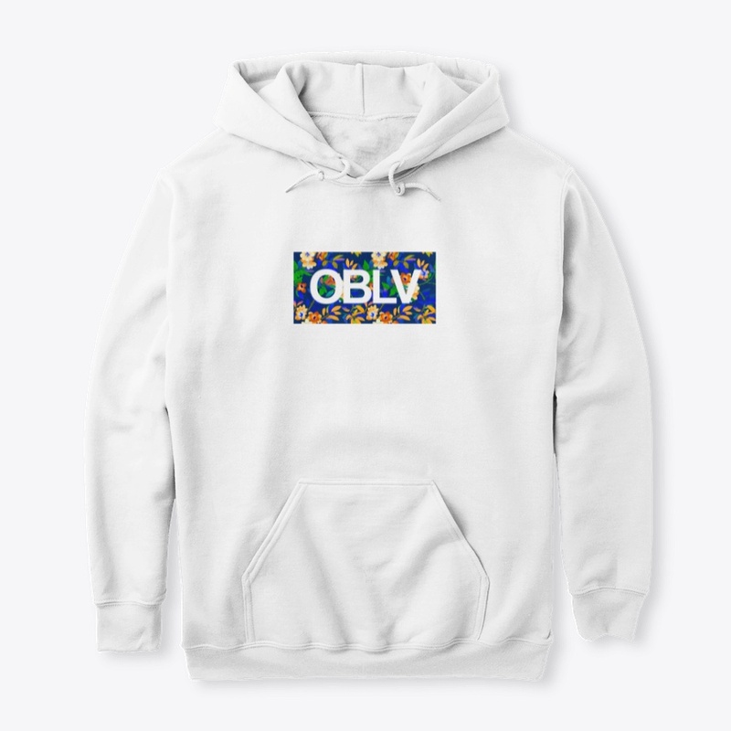 OBLV Blue Floral Hoodie