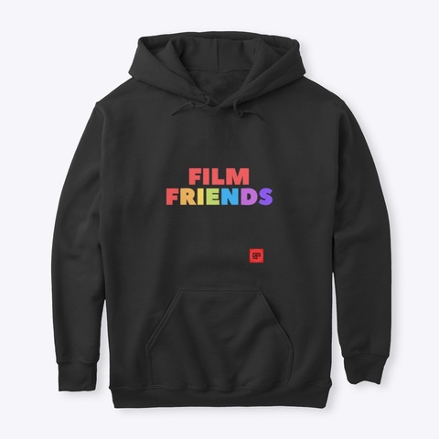 Film Friends Black Maglietta Front
