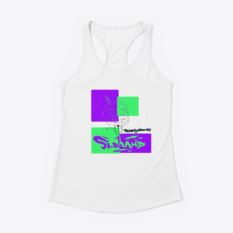 Third Eye Monkey (purple and green)