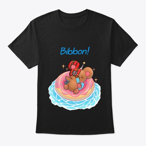 Bibbon Beach Vibes Shirt Black Camiseta Front