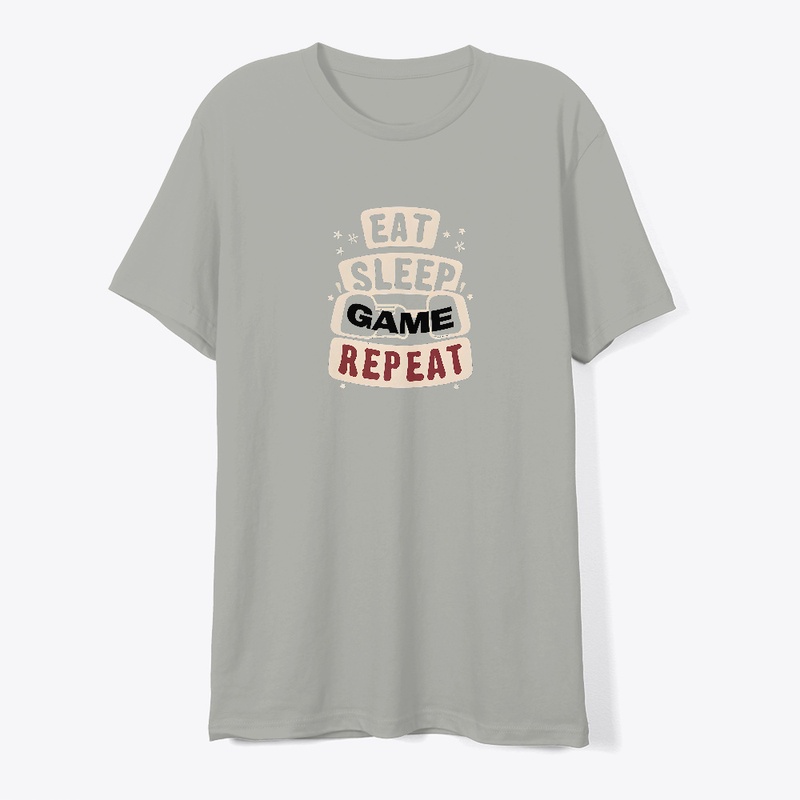 Eat Sleep Game Repeat T-shirt