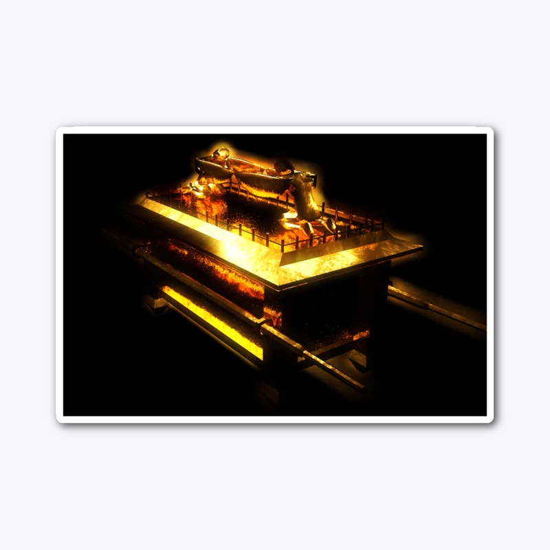 shining golden ark of the covenant