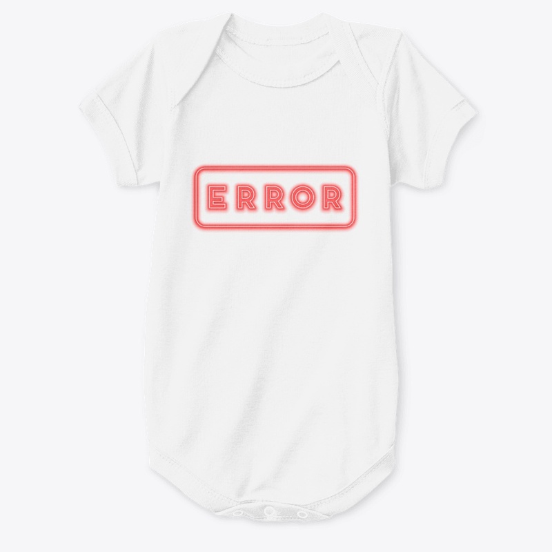 ERROR-Neon Sign T-shirt 