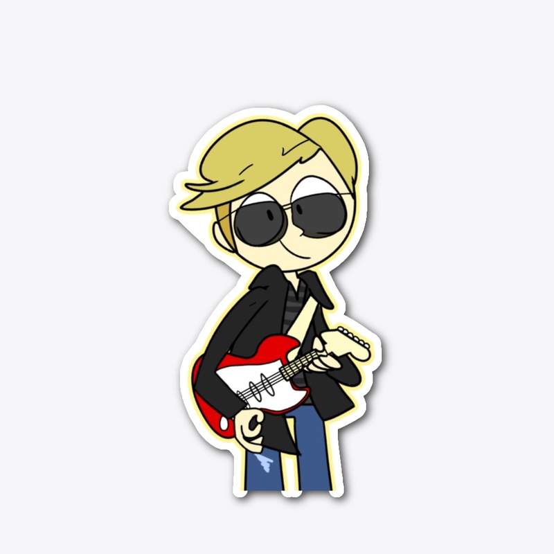 Guitar Spaghet Sticker