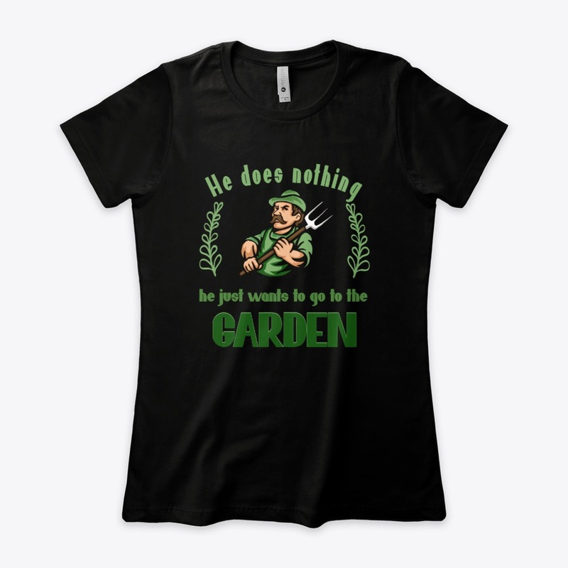 Gardener just wants to go to the garden.