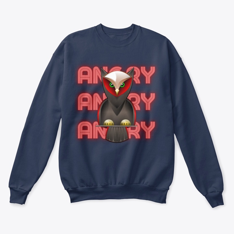 No Sleep Angry Owl