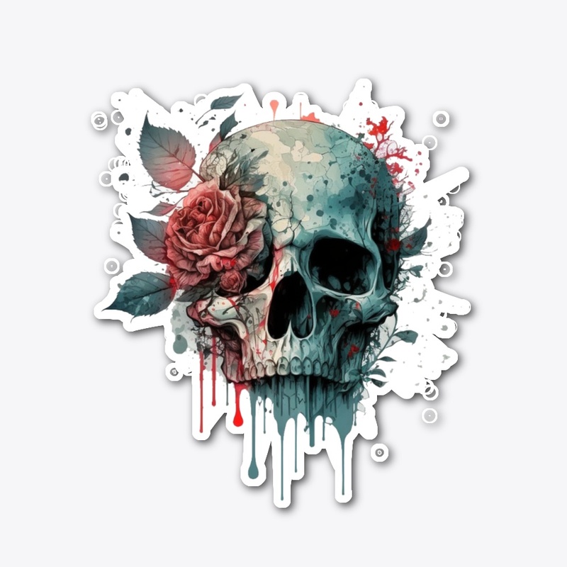 Skull Rose