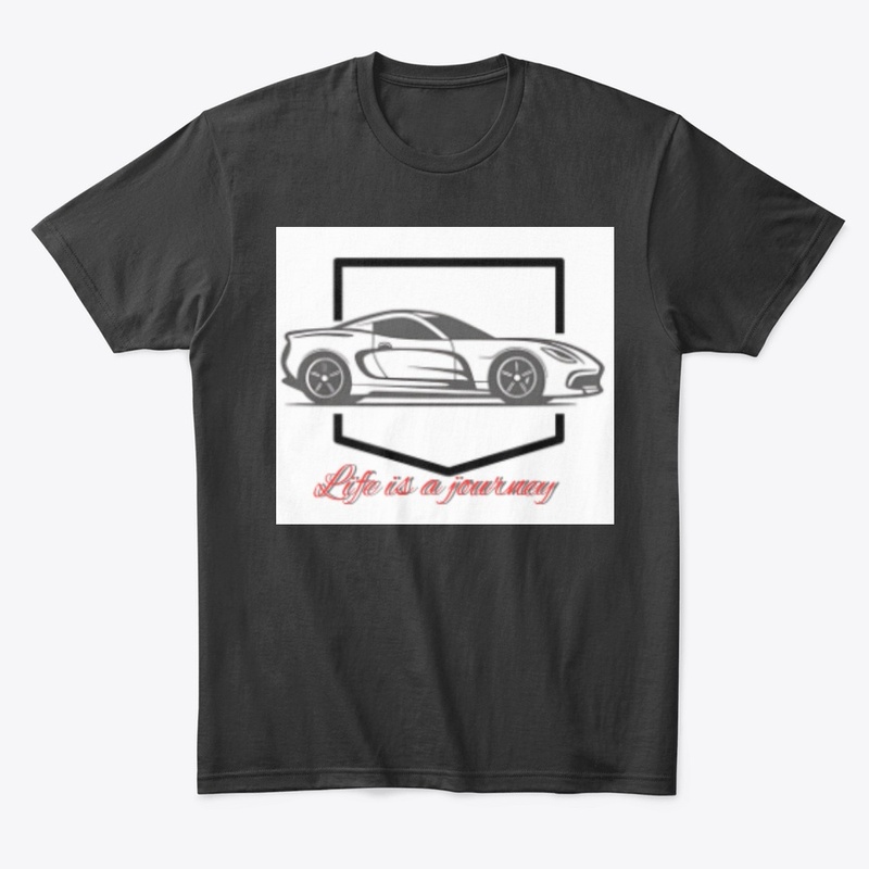 Life is a journey Car logo t-shirt 