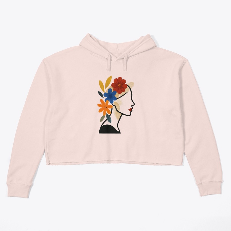 Petal Mask Portrait – Fashion Collage