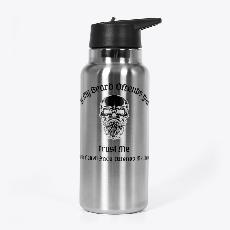 Bearded Skull, If My Beard Offends You
