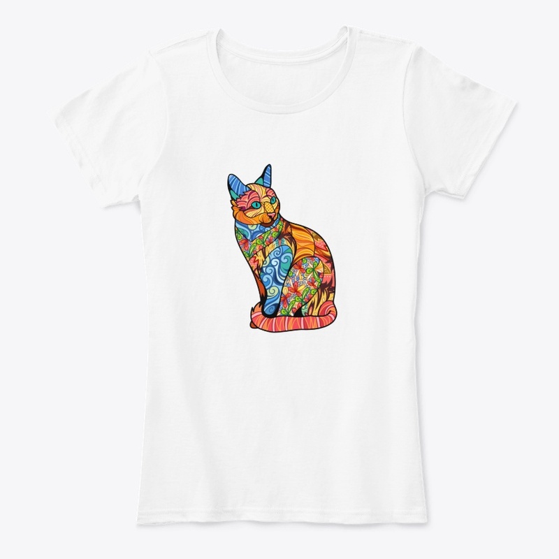 Colorful kitty