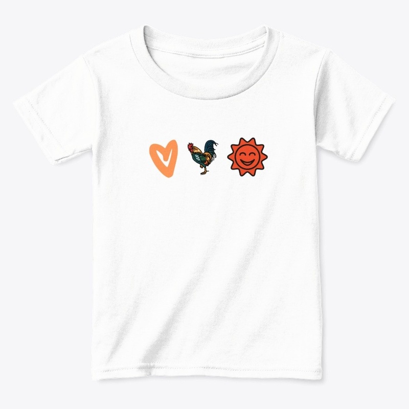Heart Chicken Sushine Shirt