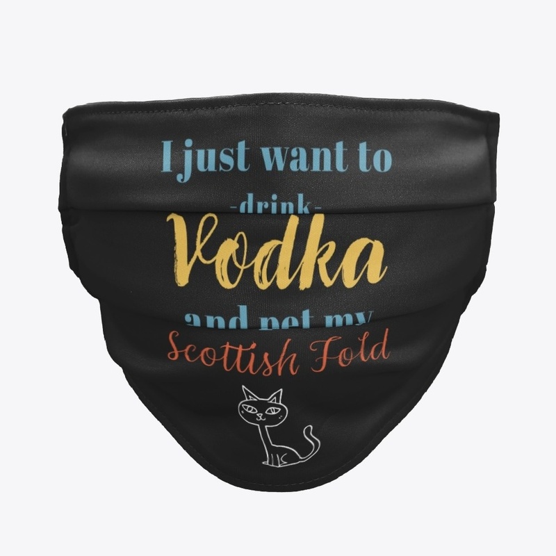 Drink Vodka Scottish Fold Cat