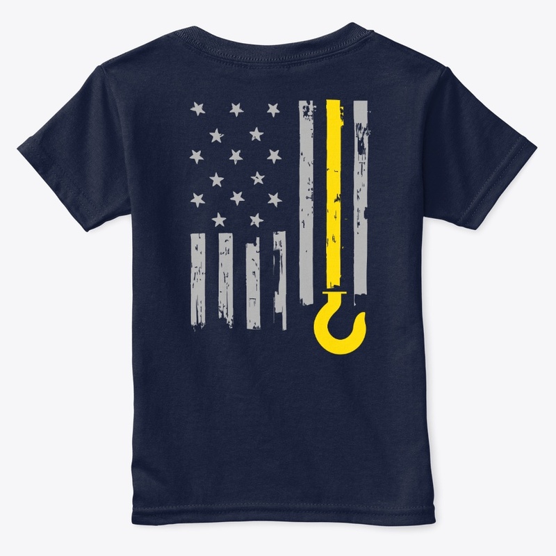 Tow Truck Driver Yellow Line Flag