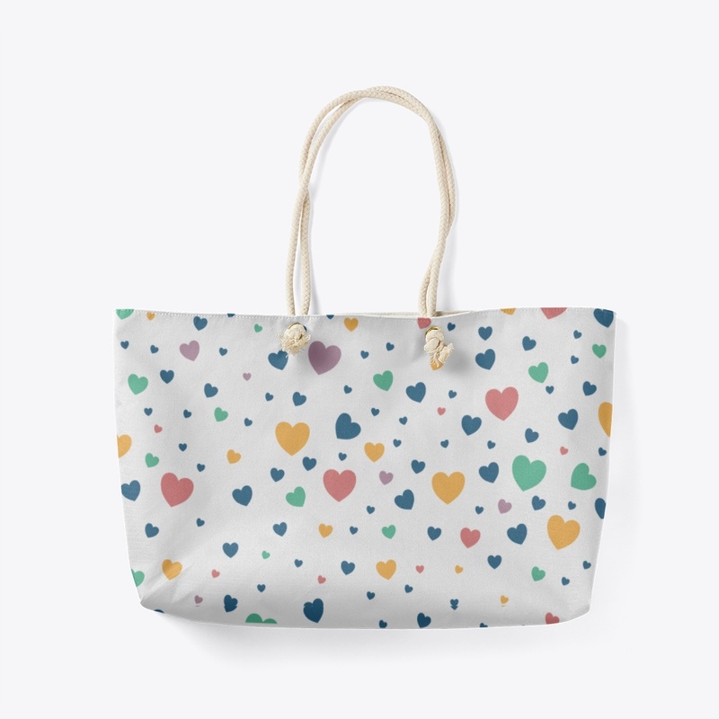 Love Printed Purse