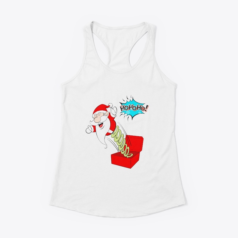 Santa Coiled Christmas Gift Box
