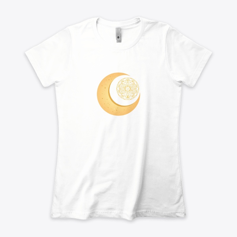 Flower Of Life Yellow Moon