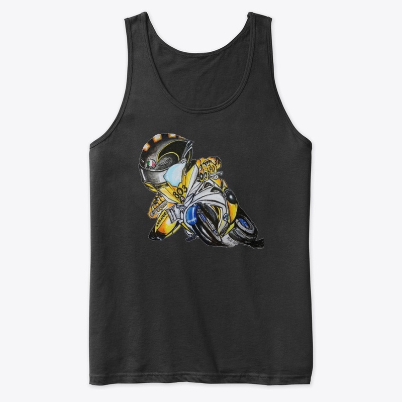 Cartoon racer tee