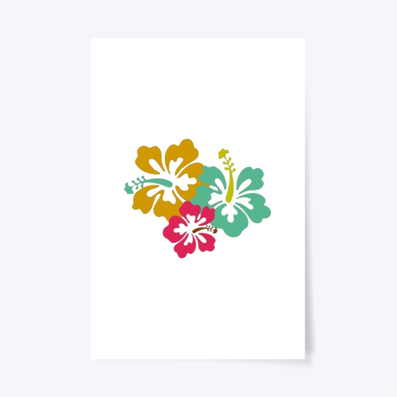 Three colors flowers! 