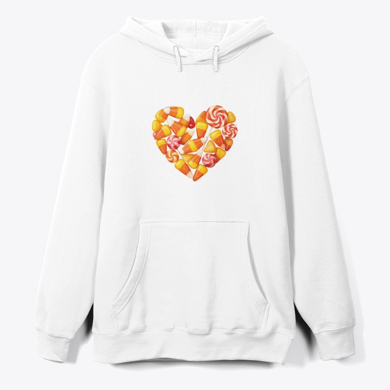 Sweet Candy Corn Heart