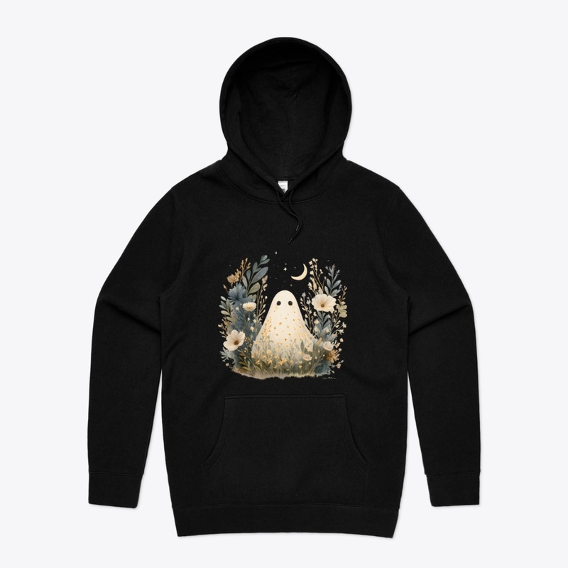 Moonlit Boho Ghost | Halloween Art