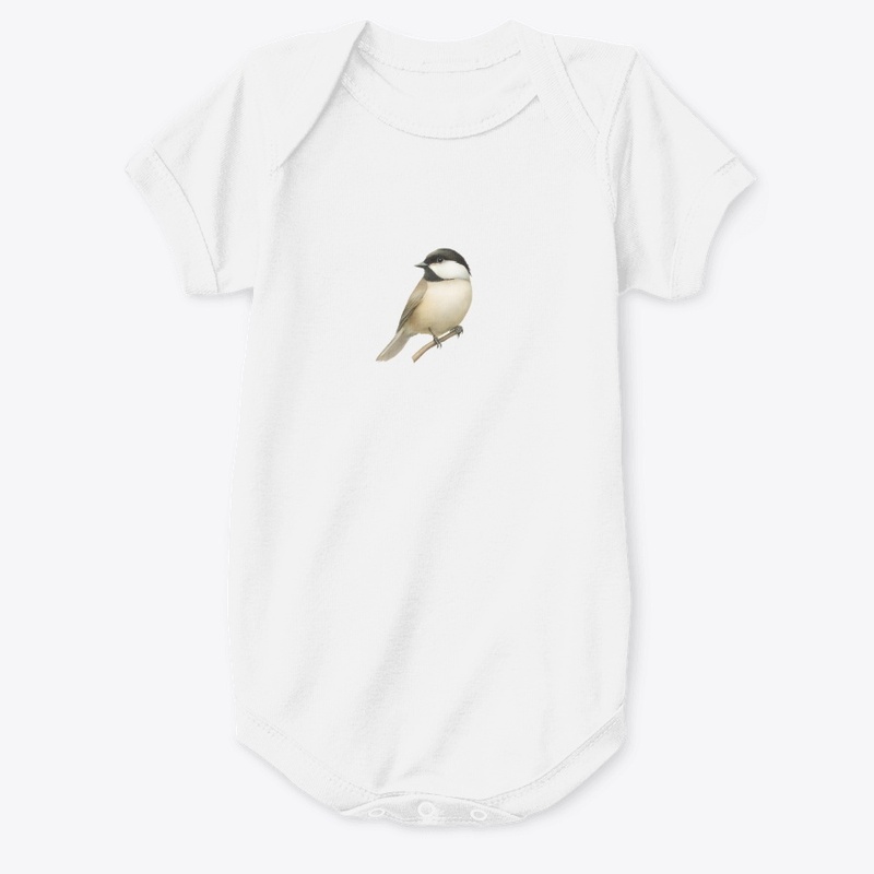 Chickadee Perched on a Branch