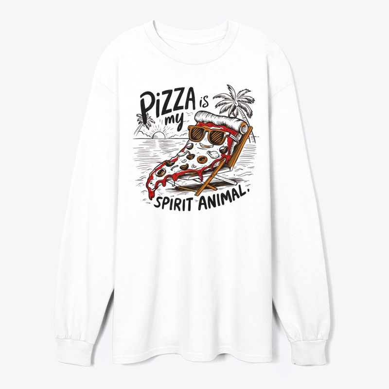 Beach Slice: Pizza Lover's Tee