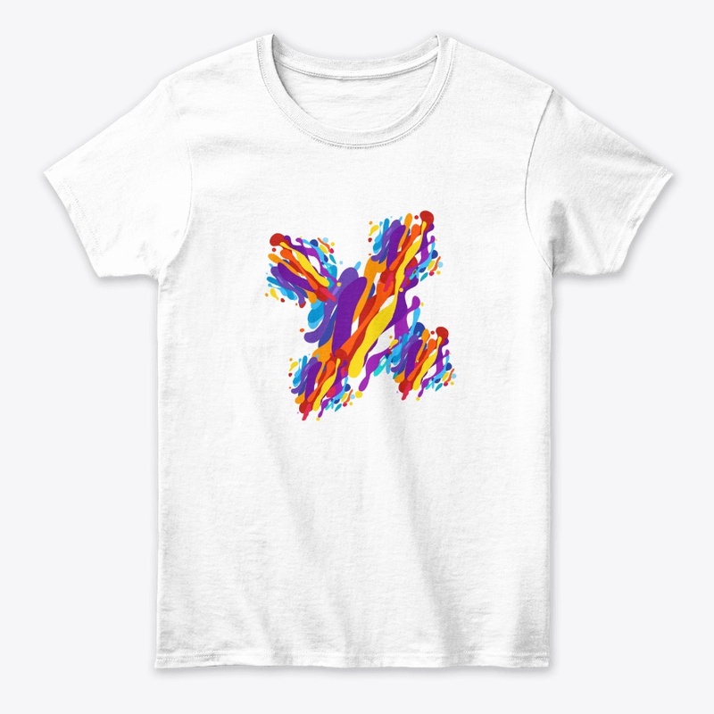 Colorful Painting Logo TShirt