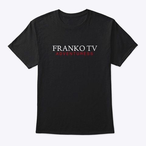Franko Tv  Black Maglietta Front