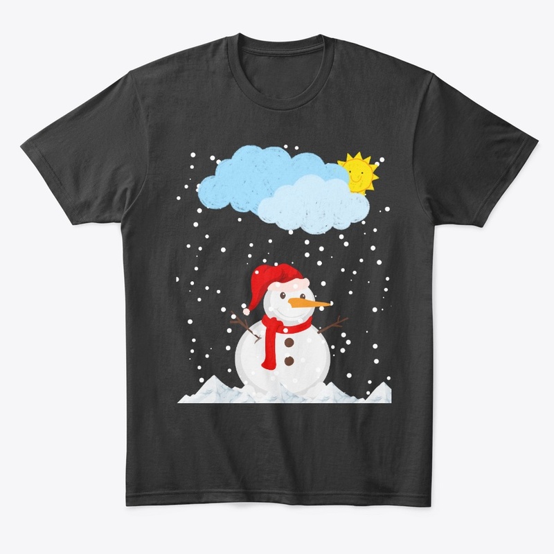 Snowman in the sunshine