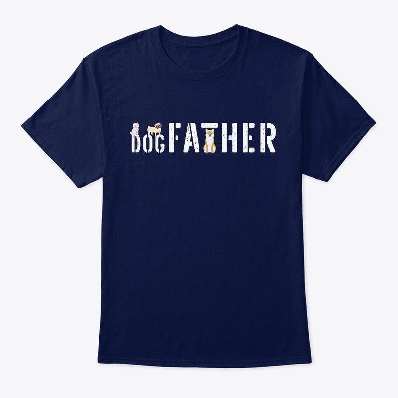 dogfather, funny dog, gift for father